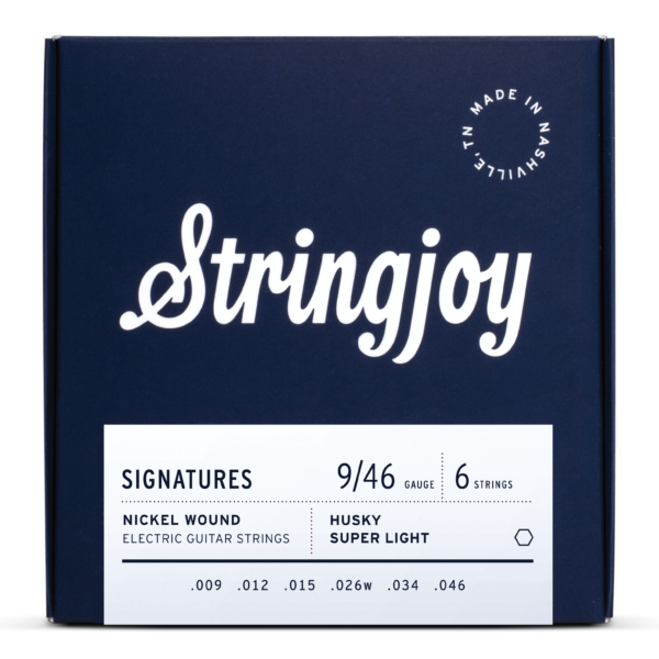 Stringjoy Signatures | Husky Super Light Gauge (9-46) Nickel Wound Electric Guitar Strings [New]