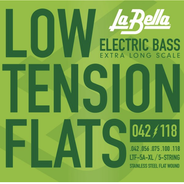LaBella LTF-5A-XL Low Tension Flatwound Extra Long Scale Bass Strings [New]