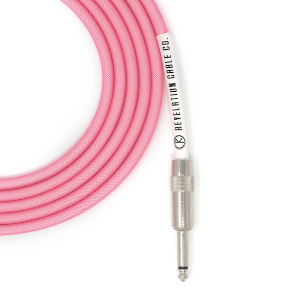 Revelation Cable Company 10'- Pinkalicous Instrument Cable- Straight to Straight [New]
