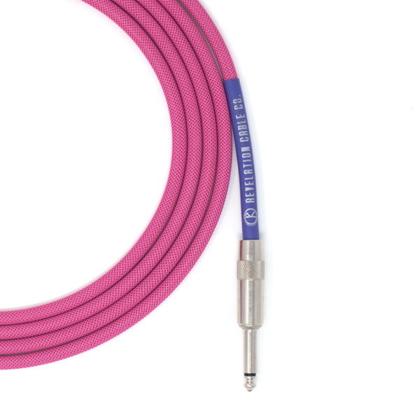 Revelation Cable Company 15' Pinkurple Instrument Cable - Straight to Straight [New]