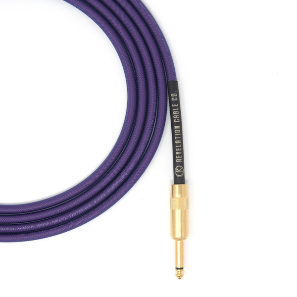 Revelation Cable Company 10'- Purple Nurple Instrument Cable- Straight to Straight [New]