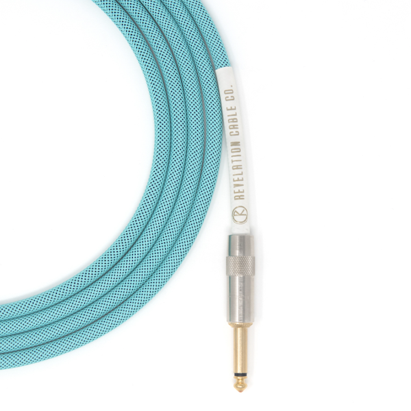 Revelation Cable Company 10'- The Turquoise Instrument Cable- Straight to Straight [New]