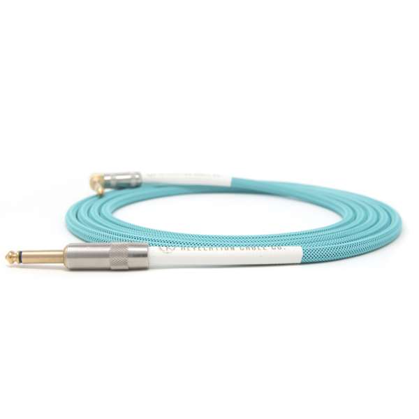 Revelation Cable Company 15' The Turquoise Instrument Cable - Straight to Right/ Angle [New]