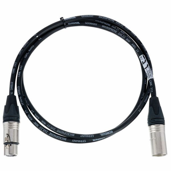 Cordial Microphone Cable 1.5m [New]