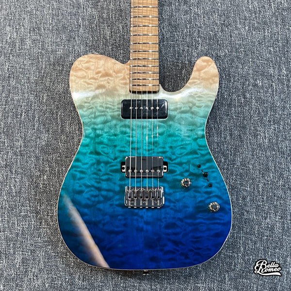 LsL Instruments  "Callista" Bad Bone 290DX Laguna Blue Gradient Guitar [New]