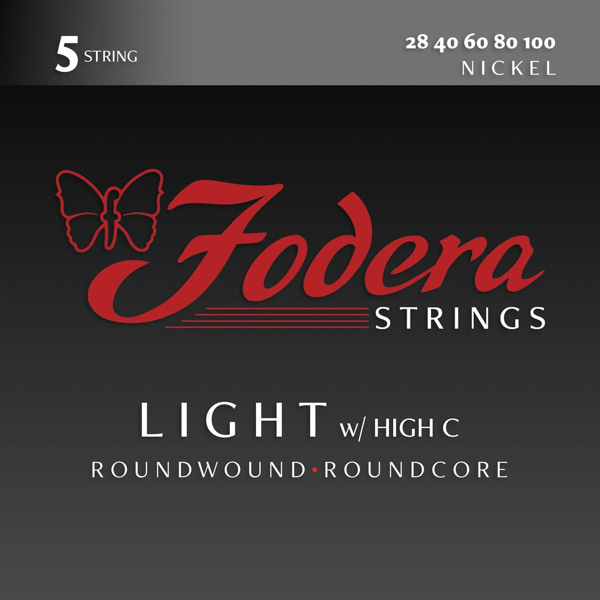 Fodera Electric Bass Round Wound Nickel Light 5 String High-C [New]