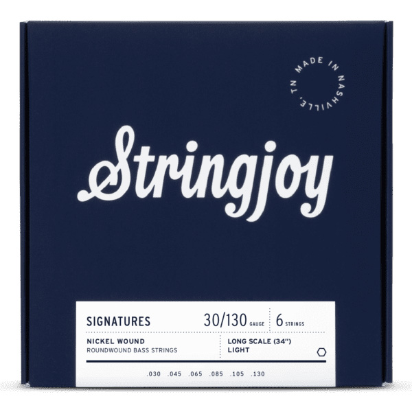 Stringjoy Signatures Light Gauge 30 130 6 String Long Scale