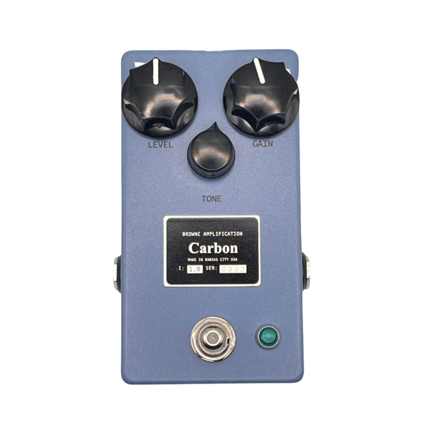 Browne Amplification The Carbon Overdrive Pedal V1 Sky Blue [New]