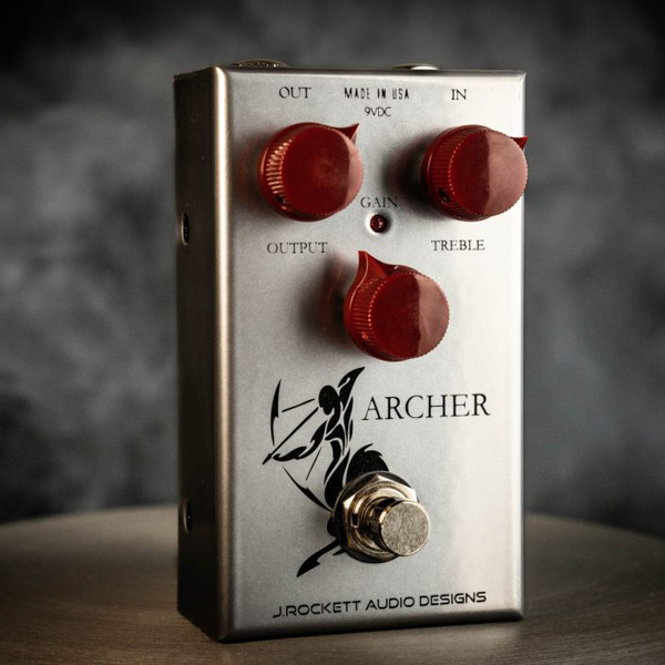 J. Rockett Archer Silver  Overdrive Pedal [New]
