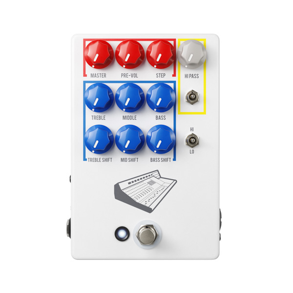 JHS Colour Box V2 Preamp / EQ / Overdrive / Distortion / Fuzz / DI Pedal [New]