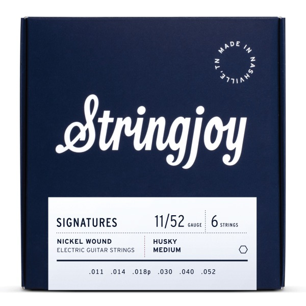 Stringjoy Signatures Husky Medium Gauge (11-52) Nickel Wound Electric Guitar Strings [New]