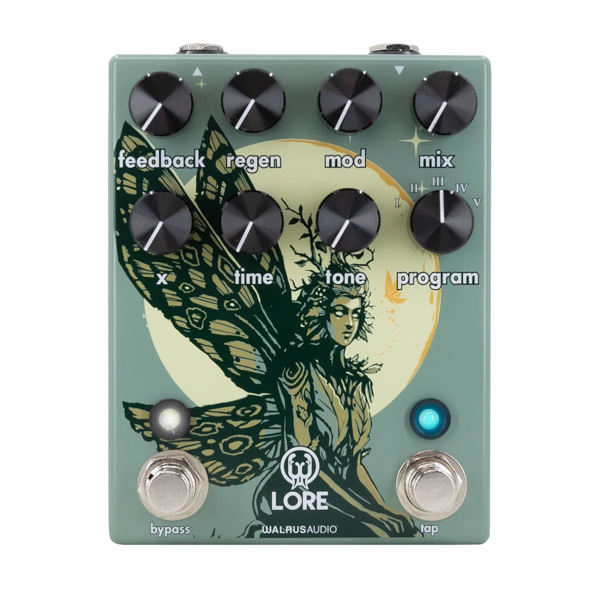 Walrus Audio Lore Reverse Soundscape Generator Delay / Reverb Pedal [New]