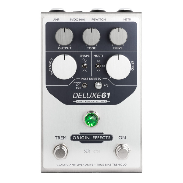 Origin Effects DELUXE61 Amp Tremolo & Drive Preamp Pedal [New]