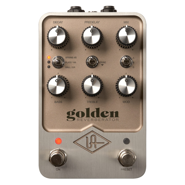 Universal Audio UAFX Golden Reverberator Reverb Pedal [New]