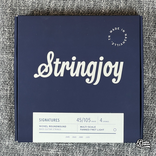 Stringjoy Light Gauge Fanned Fret (45-105) 4 String Multi Scale Bass Guitar Strings [New]