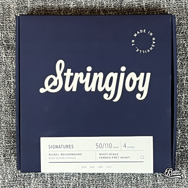 Stringjoy Heavy Gauge Fanned Fret (50-110) 4 String Multi Scale Bass Guitar Strings [New]