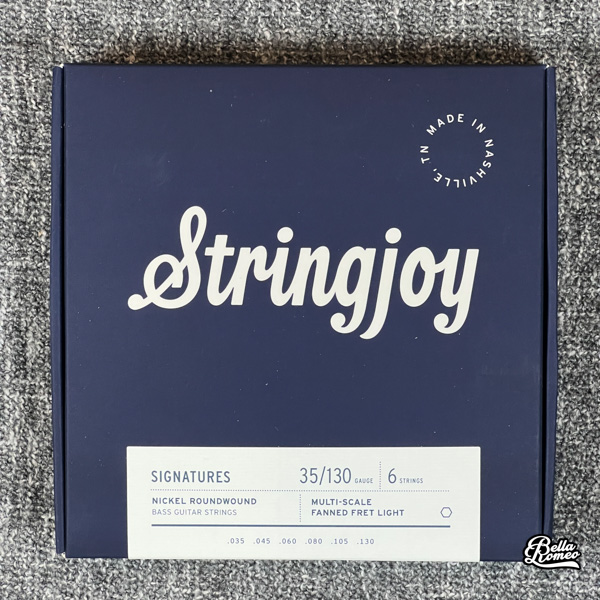 Stringjoy Light Gauge Fanned Fret (35-130) 6 String Multi Scale Bass Guitar Strings [New]
