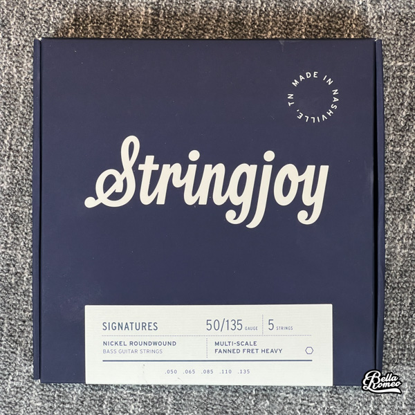 Stringjoy Heavy Gauge Fanned Fret (50-135) 5 String Multi Scale Bass Guitar Strings [New]