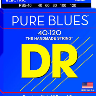 DR PURE BLUES Round Core 5 String 45-120  Long Scale Bass Strings