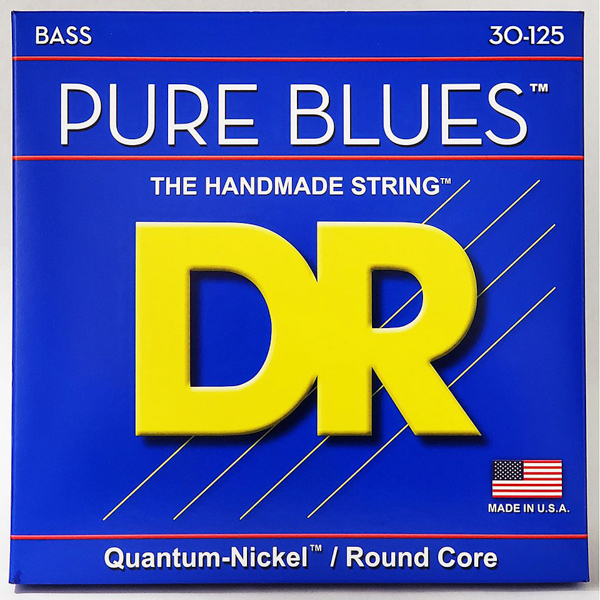 DR PURE BLUES Round Core 6 String 30-125  Long Scale Bass Strings