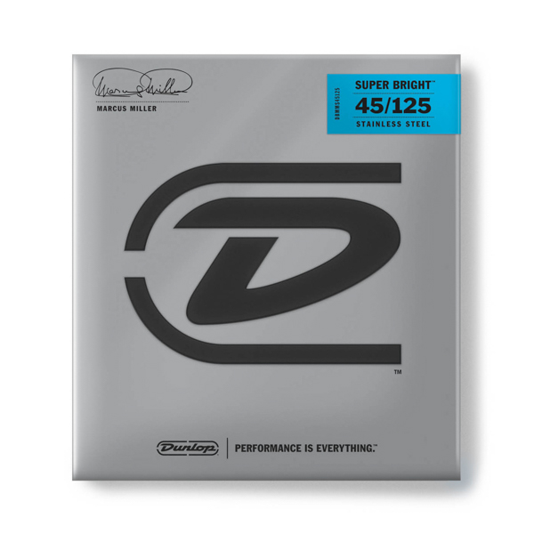 Dunlop MARCUS MILLER SUPER BRIGHT™ BASS STRINGS | 5-STRING  Long Scale 45-125