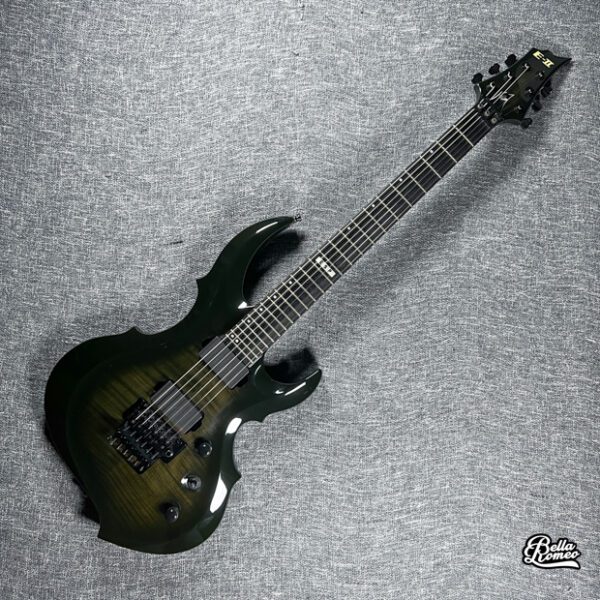 ESP E-II FRX Flame Maple black sunburst [Used] - Image 2