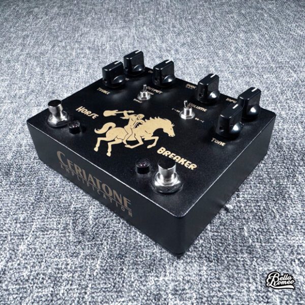 Ceriatone Horse Breaker Professional Overdrive Black Pedal [Used] - Image 3