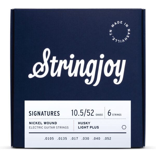 Stringjoy Signatures | Husky Light Plus Gauge (10.5-52) Nickel Wound Electric Guitar Strings [New]