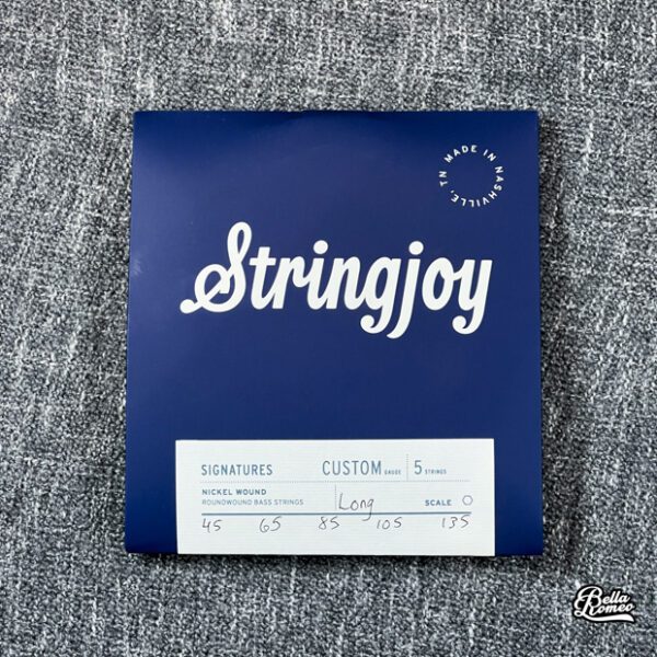 Stringjoy Custom 5 String Long Scale Nickel Wound (45-135) Bass Guitar Strings [New]