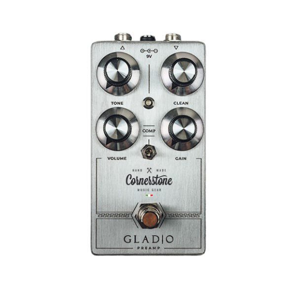 Cornerstone Music Gear Gladio SC Preamp / Overdrive Pedal - Silver [New]