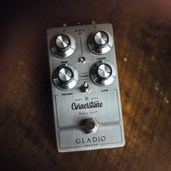 Cornerstone Music Gear Gladio SC Preamp / Overdrive Pedal - Silver [New] - Image 2
