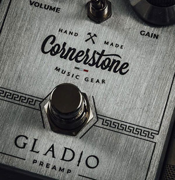 Cornerstone Music Gear Gladio SC Preamp / Overdrive Pedal - Silver [New] - Image 3