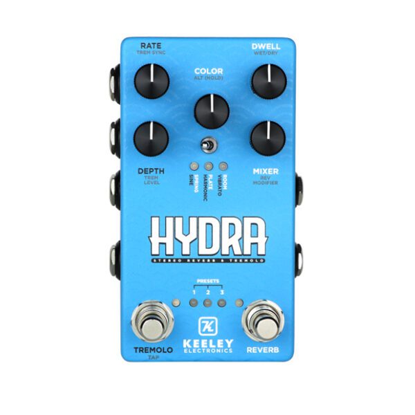 Keeley Hydra Stereo Reverb & Tremolo Pedal  [New]