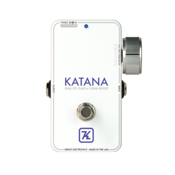 Keeley Katana Clean Boost ‘Throwback White’ [New]