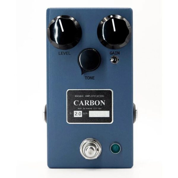 Browne Amplification The Carbon Overdrive Pedal V2 Sky Blue [New]