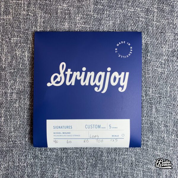 Stringjoy Custom 5 String Long Scale Nickel Wound (40-125) Bass Guitar Strings [New]
