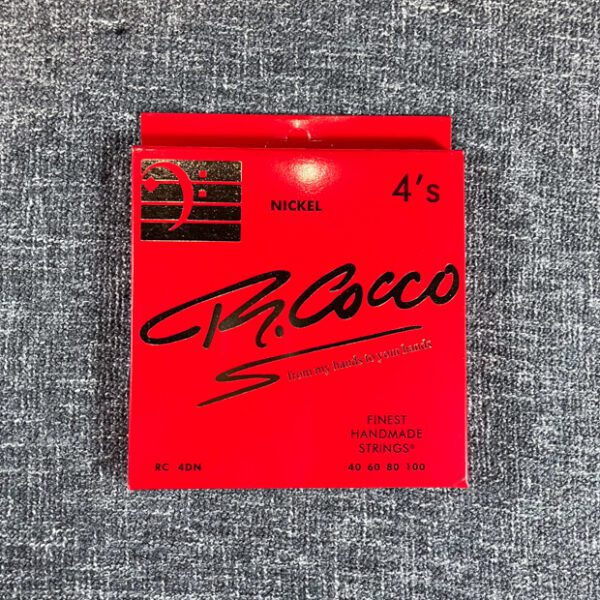 R.Cocco Strings 4 String (40-100) RC 4 DN Handmade Nickel Round Wound
Bass Guitar Strings [New]