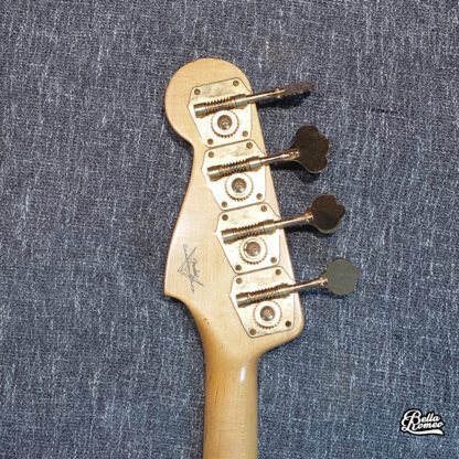 Fender Custom Shop 64 Jazz Bass Relic Fretless Black [Used] - Image 10